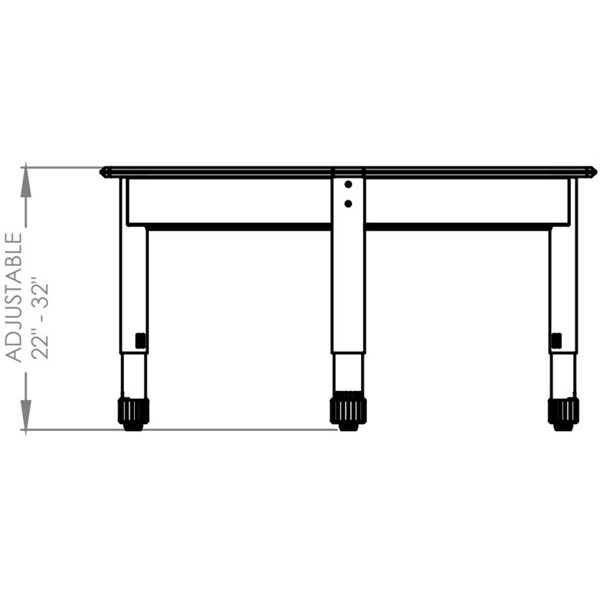 Smith System Interchange Wing Student Desk with Book Box