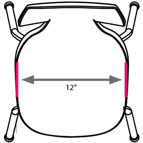 Flavors 8"H Stack Chair