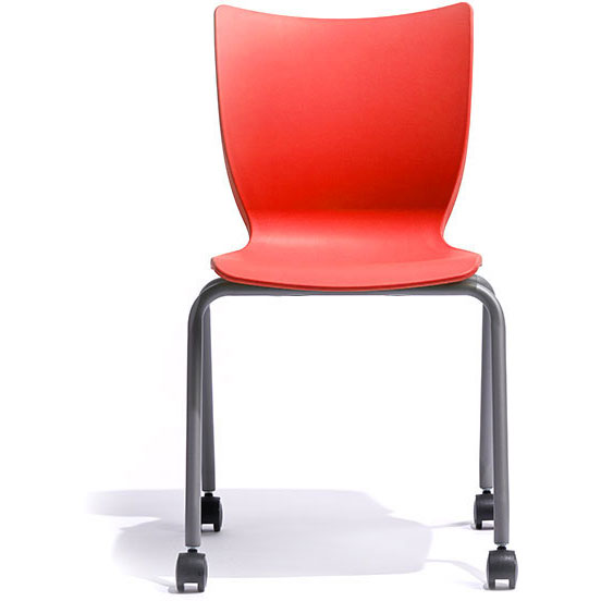 Smith System 18"H Groove Mobile Stack Chair