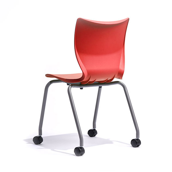 Smith System 18"H Groove Mobile Stack Chair
