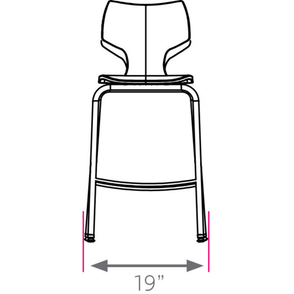 Smith System Flavors Stool - 24"H