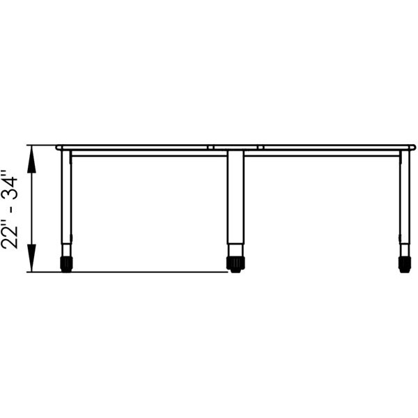 Interchange Two Student Diamond Desk by Smith System