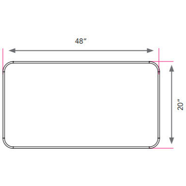 Smith System Two-Student Interchange Desk - 48"W x 20"D