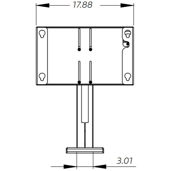 Smith System 17354 Monitor Mount for Collaborative Table