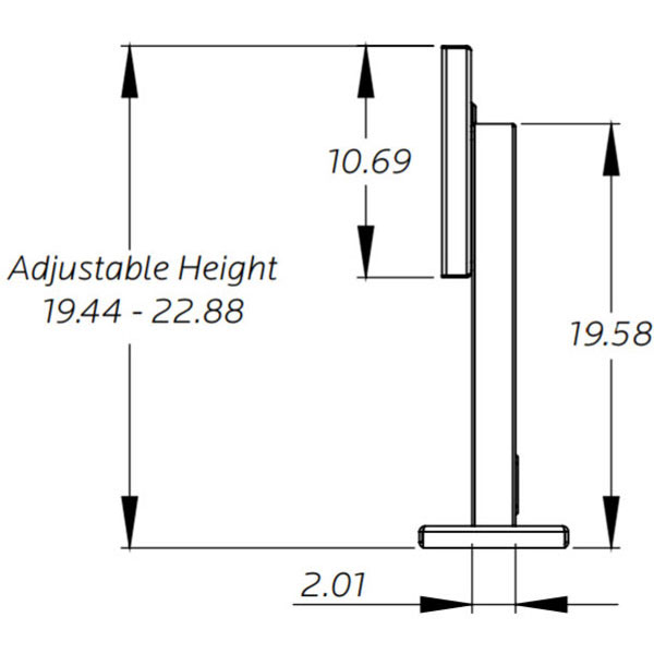 Smith System 17354 Monitor Mount for Collaborative Table