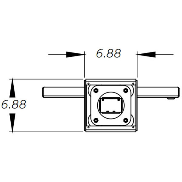 Smith System 17354 Monitor Mount for Collaborative Table