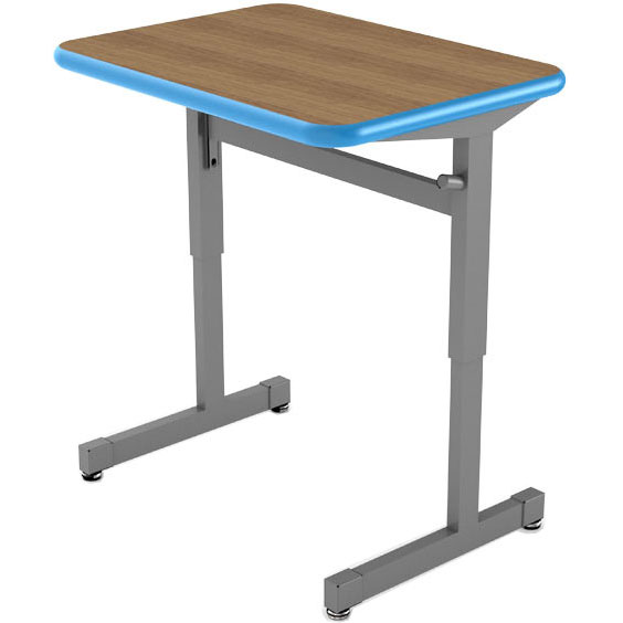 Silhouette Student Desk Bundle - Twenty Single Desks + Twenty 18" Flavors Chairs by Smith System
