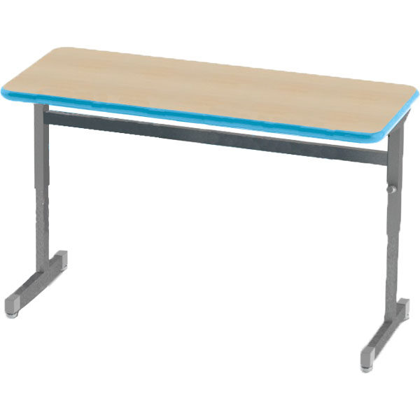 Silhouette Student Desk Bundle - Ten Double Desks + Twenty Flavors Chairs by Smith System