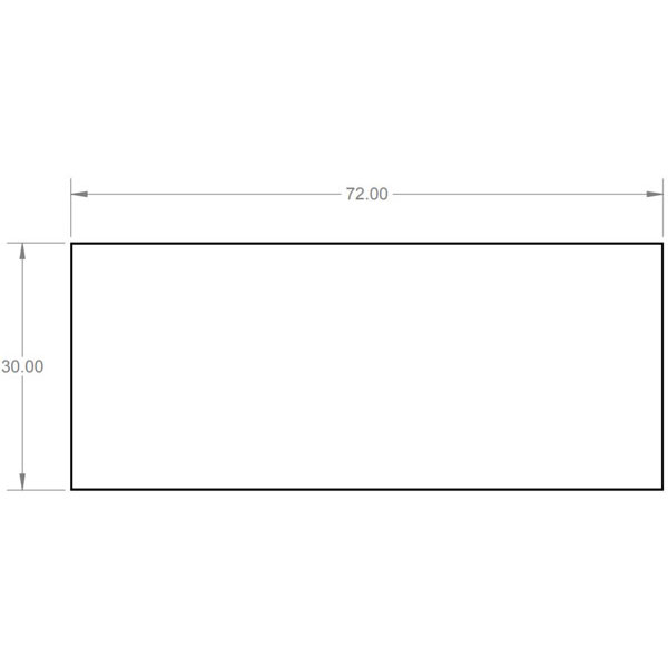 Smith System Planner Studio Adjustable Height Laminate Top Table with Casters - 72"W x 30"D x 29"-40"H