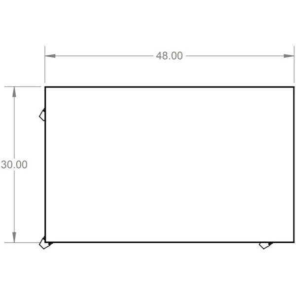 Smith System Planner Studio Adjustable Height Laminate Top Table with Casters - 48"W x 30"D x 29"-40"H