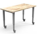Adjustable Height Planner Studio Tables by Smith System