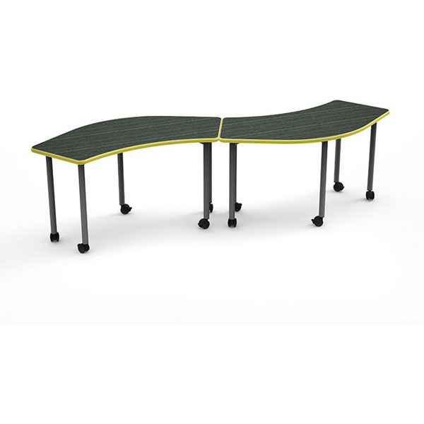 Smith System EL60CR Crescent Elemental Activity Table, 60" x 30"