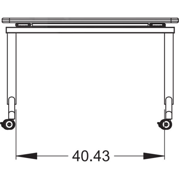 Elemental Nest & Fold Fixed Height Activity Table - 48"W x 24"D