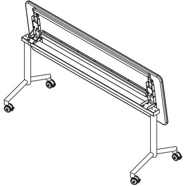 Elemental Nest & Fold Fixed Height Activity Table - 72"W x 24"D