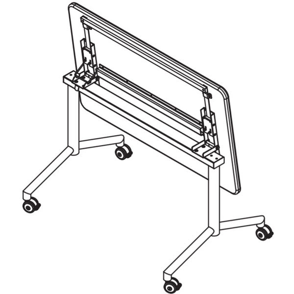 Elemental Nest & Fold Fixed Height Activity Table - 48"W x 30"D