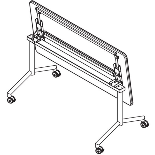 Elemental Nest & Fold Fixed Height Activity Table - 60"W x 30"D