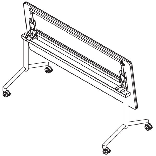 Elemental Nest & Fold Fixed Height Activity Table - 72"W x 30"D