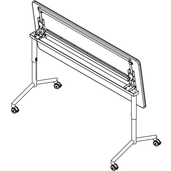 Elemental Nest & Fold Adjustable Height Activity Table - 72"W x 30"D