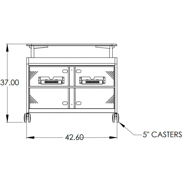 Smith System Cascade Mega-Case Presentation Cart
