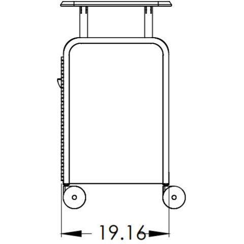 Smith System Cascade Mega-Case Presentation Cart