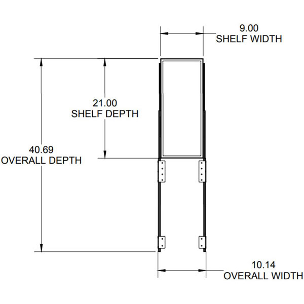 Smith System Cascade Laptop Shelf