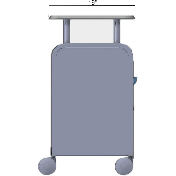 Smith System Cascade Mini-Case with Locking Door, Shelves, and Riser