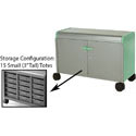 Smith System Cascade Mega-Case with Locking Door and 15 Small Standard Width (SW) Totes