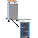 Smith System Cascade Mini-Cabinet with Locking Door, Shelves, and Riser