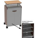 Smith System Cascade Mid-Cabinet with Locking Door, Shelves, and Riser