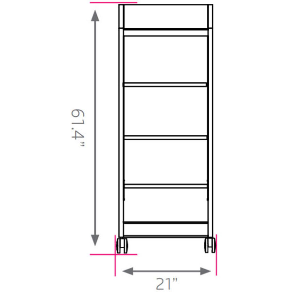 Smith System Cascade Mini-Tower with Locking Door and 12 Small Extra Wide (EW) Totes