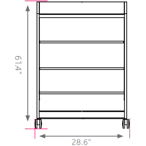 Smith System Cascade Mid-Tower with 6 Small & 6 Medium & 2 Large Standard Width (SW) Totes