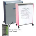Cascade Mobile Whiteboard with Storage by Smith System