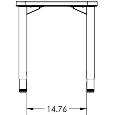 Elemental Rectangle Student Desk by Smith System