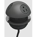 Smith System 017079 Soft Touch Dome Power Module - 2 Power Outlets & 1 USB Port