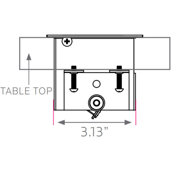 Smith System 017091 Retractable Surface Power Module - 2 Power Outlets