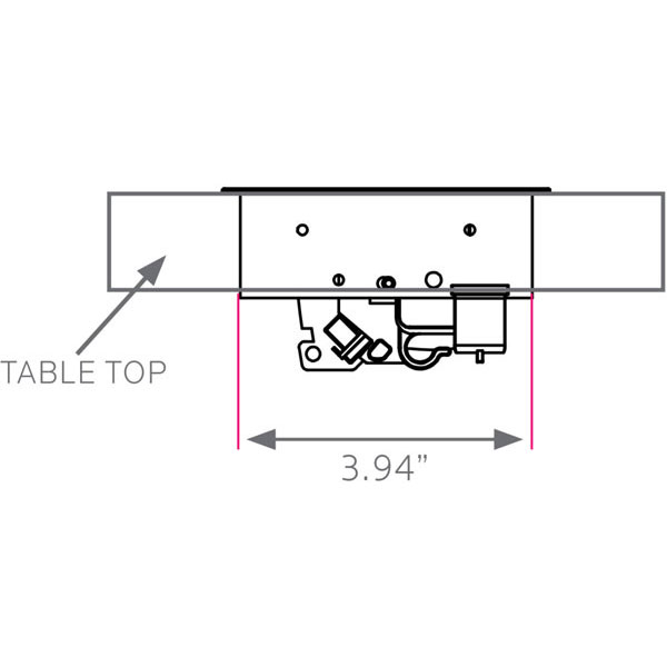 Smith System 017092 Retractable Surface Power Module - 4 Power Outlets