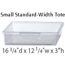 Smith System Cascade Mid-Cabinet with 16 Small Standard Width (SW) Totes and Riser