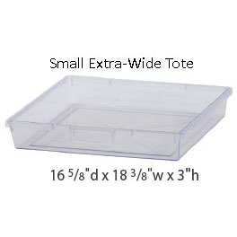 Smith System Cascade Mini-Cabinet with 8 Small Extra Wide (EW) Totes and Riser