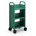 Smith System Mini Book Truck with 3 Slanted Shelves