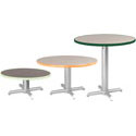 Cafe Table - Round Top, CrissCross Base by Smith System