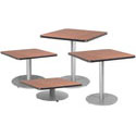 Cafe Table - Square Top, Circular Base by Smith System