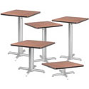 Cafe Table - Square Top, CrissCross Base by Smith System