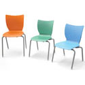 Groove Stack Chairs by Smith System