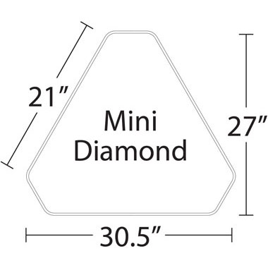 Interchange Mini Diamond Desk with Bookbox