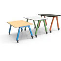Planner Studio Tables with Casters by Smith System
