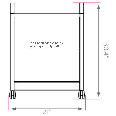 Smith System Cascade Mini-Case with Locking Door and Shelves